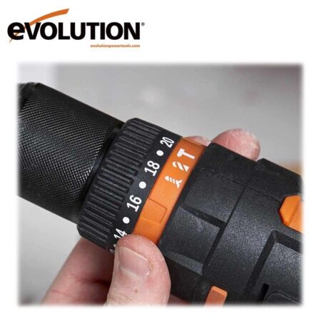Акумулаторна ударна бормашина - винтоверт R13CMB-Li / Evolution 105-0001B / 18 V 6