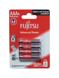 Алкални Батерии FUJITSU AAA (LR03) 4бр.