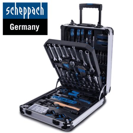 Алуминиев куфар с инструменти WZT187 (DIY) - с колелца / Scheppach 59093299968 / 2