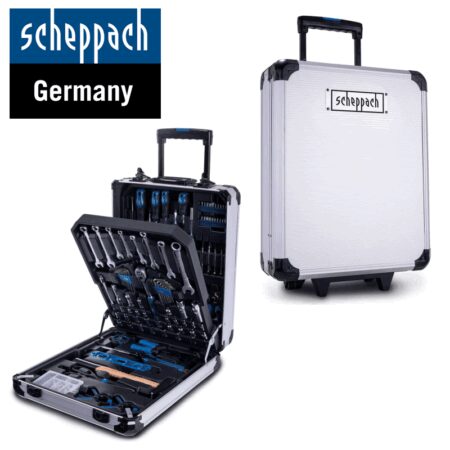 Алуминиев куфар с инструменти WZT187 (DIY) - с колелца / Scheppach 59093299968 / 1