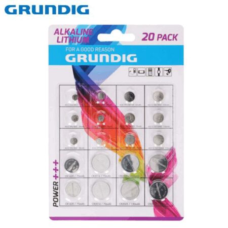 Асортимент Батерии GRUNDIG 20 броя 1