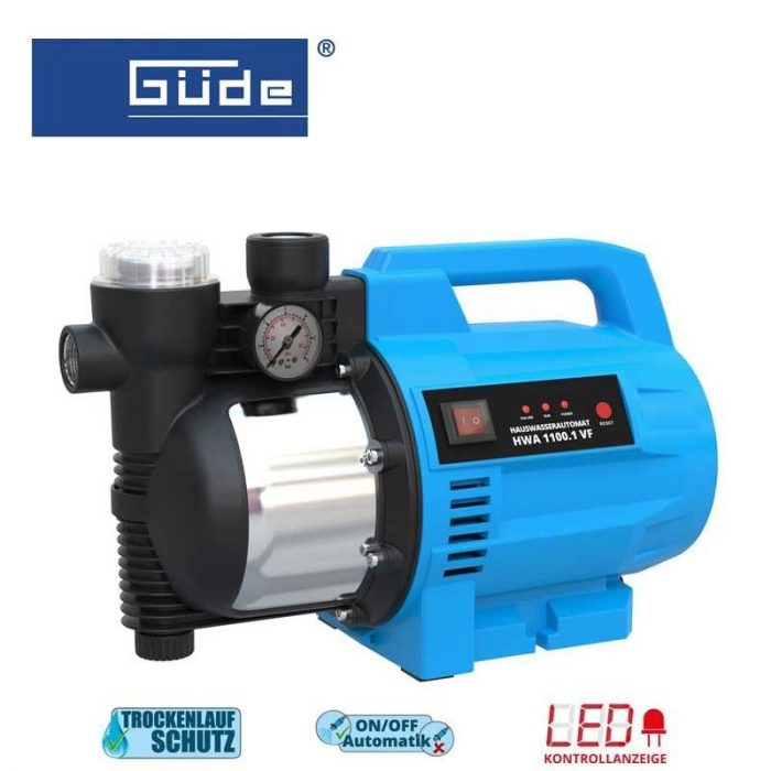 Автоматична градинска помпа за вода GUDE GP 1100.1 VF / 93907 / 2