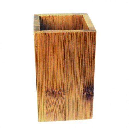 Бамбукова Поставка за паста за зъби 6.5 x 6.5 x 11cm 1