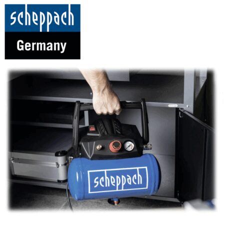 Безмаслен компресор 8bar, 6l, Scheppach HC06 / 5906153901 / 17