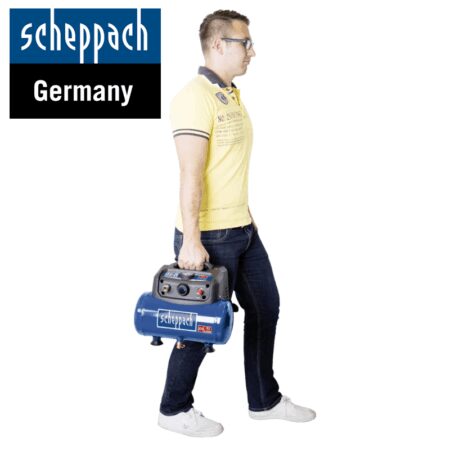 Безмаслен компресор 8bar, 6l, Scheppach HC06 / 5906153901 / 21
