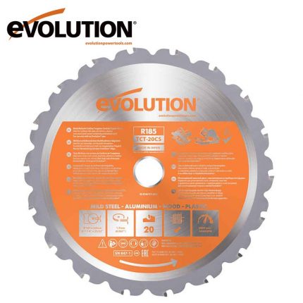 Циркулярен диск - унивесален 185 мм 20T (L025A) / Evolution R185TCT-20CS /