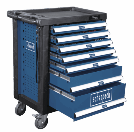 Количка за инструменти, 263 части Scheppach TW1000 / 5909304900 / 1