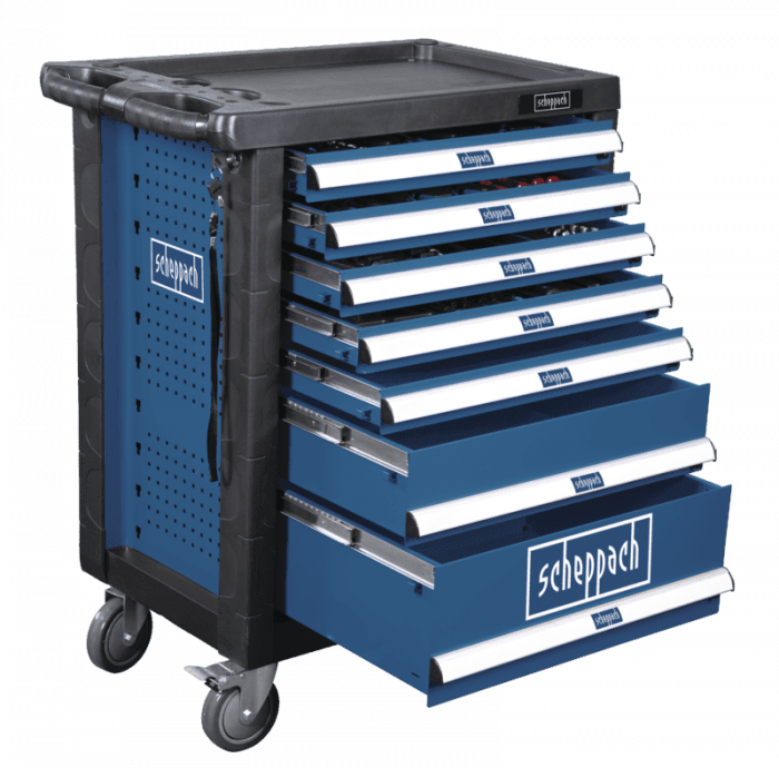 Количка за инструменти, 263 части Scheppach TW1000 / 5909304900 / 1