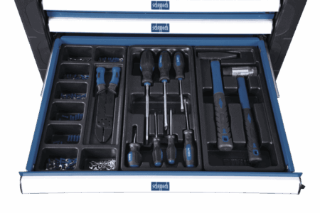 Количка за инструменти, 263 части Scheppach TW1000 / 5909304900 / 7