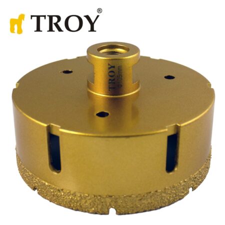 Диамантена боркорона за ъглошлайф 105мм, М14 / Troy 27450-105mm / 1