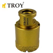Диамантена боркорона за ъглошлайф, 40 мм, М14 / Troy 27450 - 40mm /