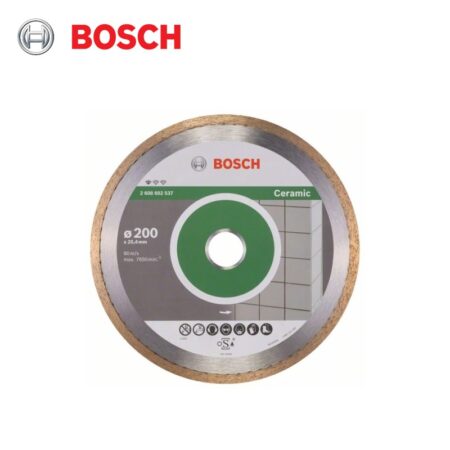 Диамантина / Диамантен диск BOSCH за фаянс 200 х 25.4 мм Standard for Ceramic / BOSCH 2608602537 / 1
