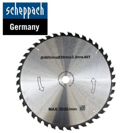 Диск за циркуляр диаметър 405 x 30 x 3.2 x 2.2 мм / Z 32 / Scheppach 3905103702 / 2