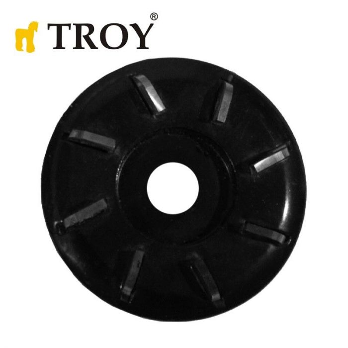 Диск за дърво - за ъглошлайф / Диск за шлайфане на дърво 8 зъба / Troy 25088 / 1