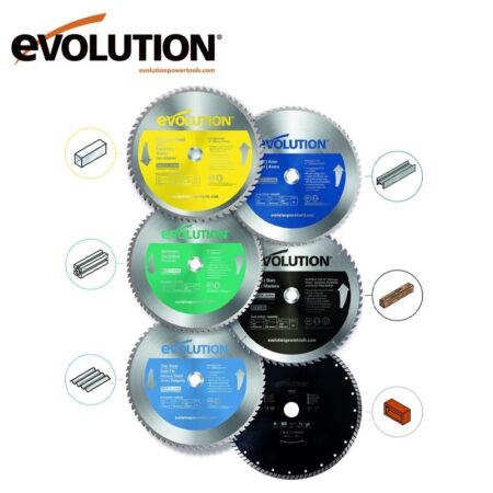 Диск за рязане на стомана 255мм, 52 зъба / Evolution M255TCT-52MS / 2