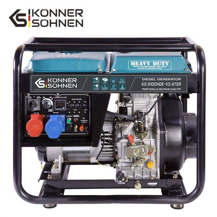 Дизелов генератор за ток 7500W KS 9100HDE-1/3 ATSR 2