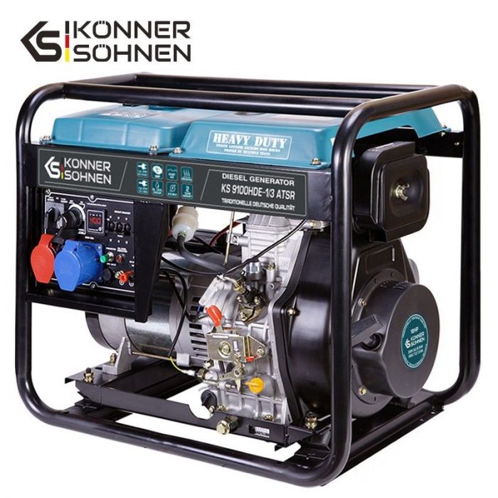 Дизелов генератор за ток 7500W KS 9100HDE-1/3 ATSR 3