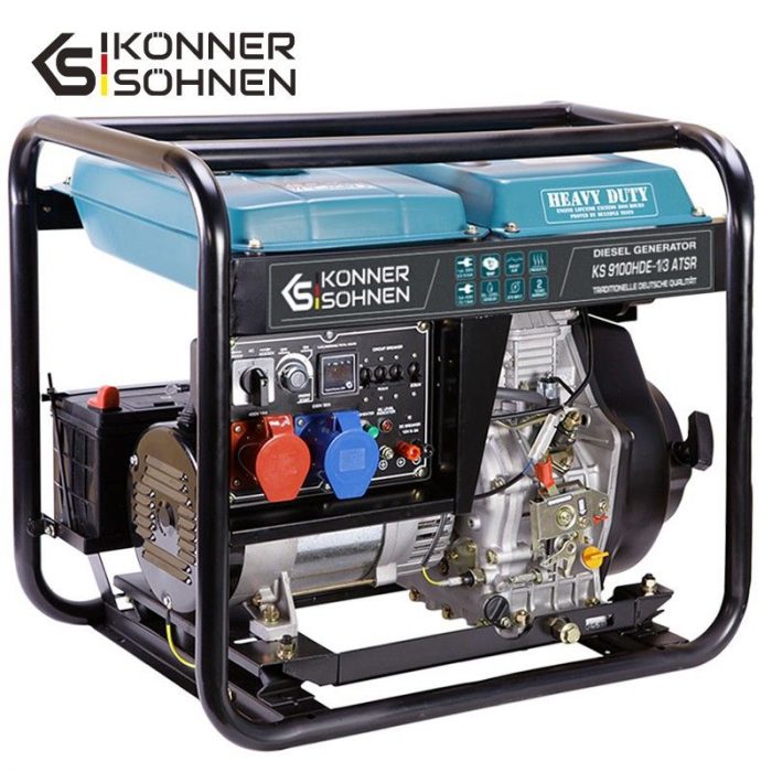 Дизелов генератор за ток 7500W KS 9100HDE-1/3 ATSR 1