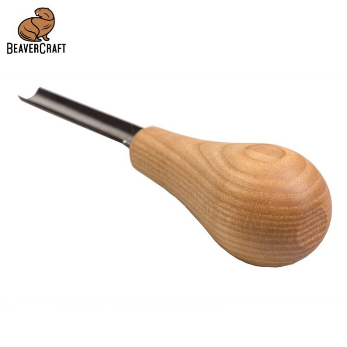 Длето за дърворезба - полуобло / BeaverCraft P9/10 / 3