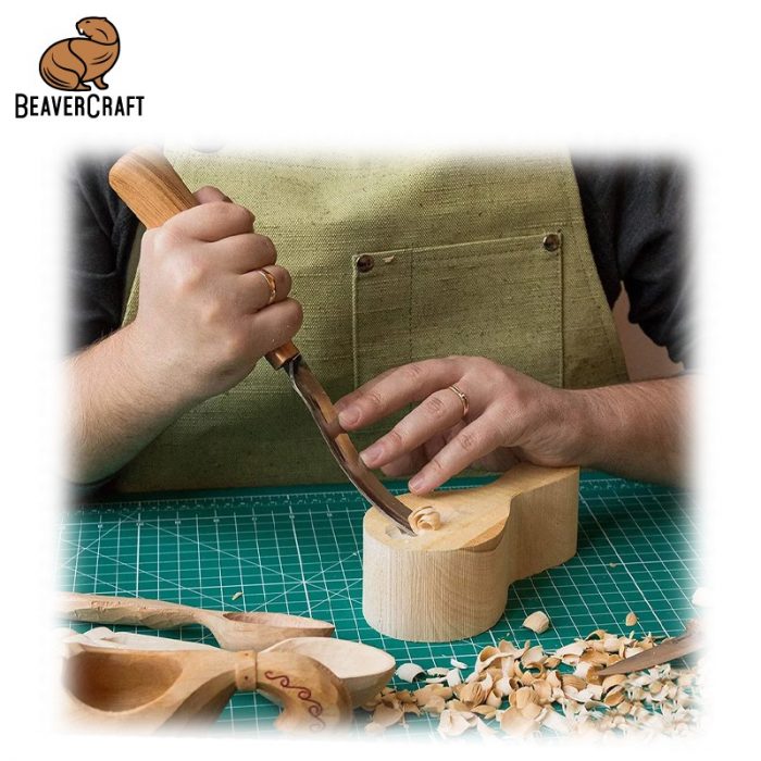 Длето за дърворезба полуобло - извито 20 мм / BeaverCraft G7L/20 / 3