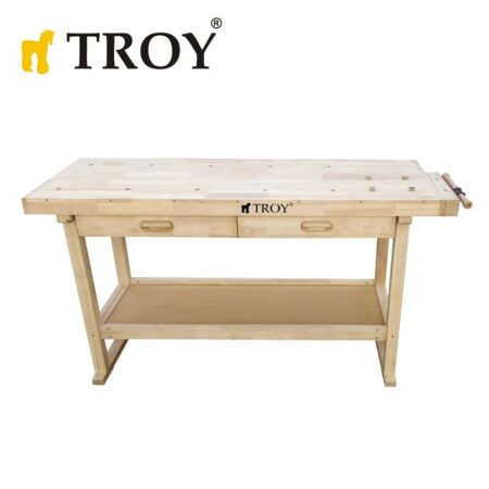 Дърводелска маса - тезгях 1640 x 500 x 820 мм / Troy 25924 / 1