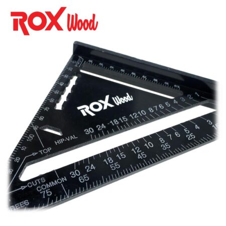 Дърводелски триъгълник - шаблон 175 мм, алуминий / ROX 153ROX0023 / 4