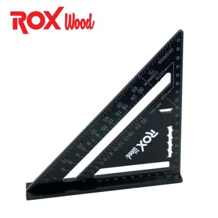 Дърводелски триъгълник - шаблон 175 мм, алуминий / ROX 153ROX0023 / 5