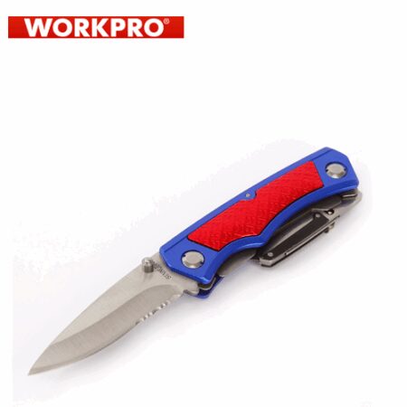 Двустранен сгъваем нож / Workpro W011011 / 2