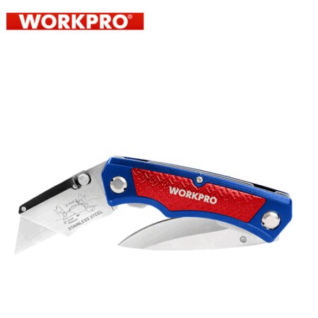 Двустранен сгъваем нож / Workpro W011011 / 1