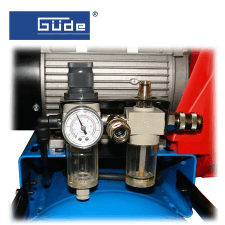Двуцилиндров Компресор 405/10/50W PRO / GUDE 75510 / 10 bar, 50 Л 4