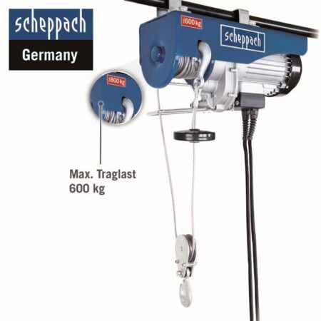 Електрическа лебедка HRS 600 / Scheppach 5906903901 / 4