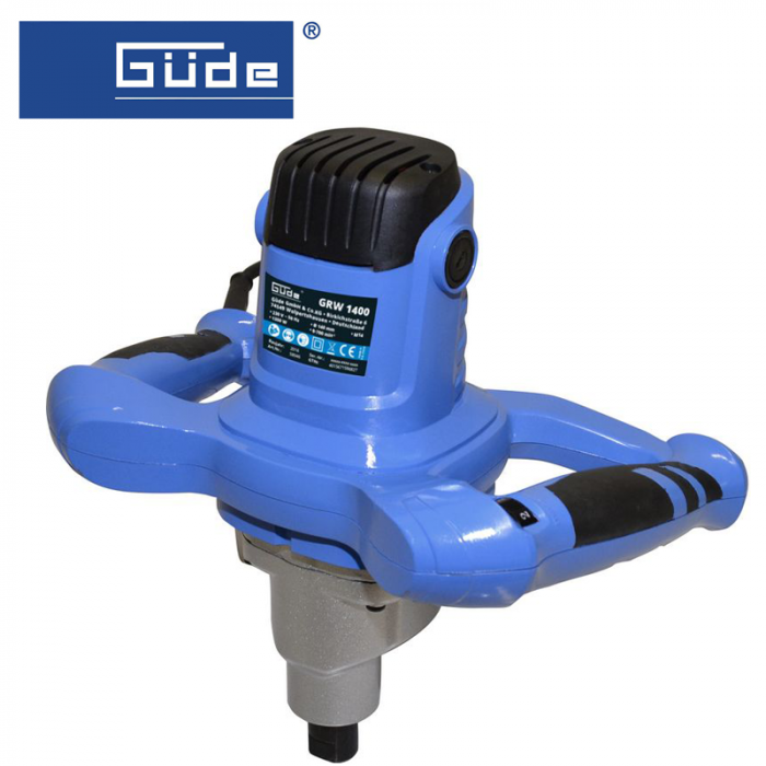 Електрически миксер за строителни разтвори GUDE GRW 1400 / 58046 / 2