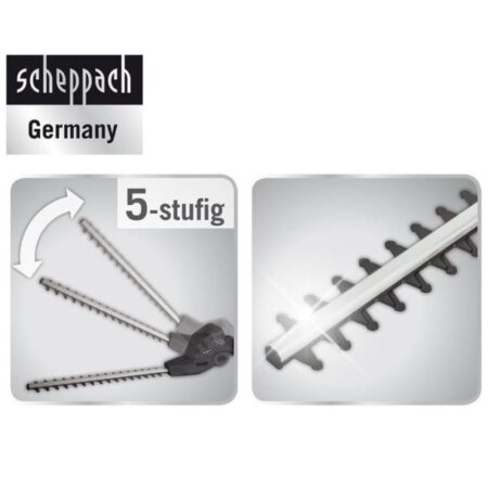 Електрически телескопичен храсторез 500W, Scheppach TPH500 / 5910505901 / 3