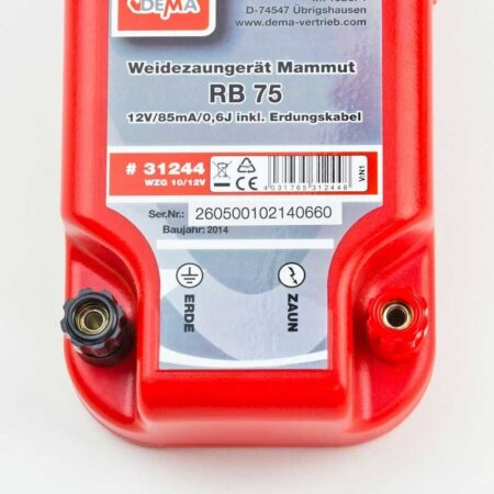 Електропастир Mammut RB75 / DEMA 31244 / 12V 3