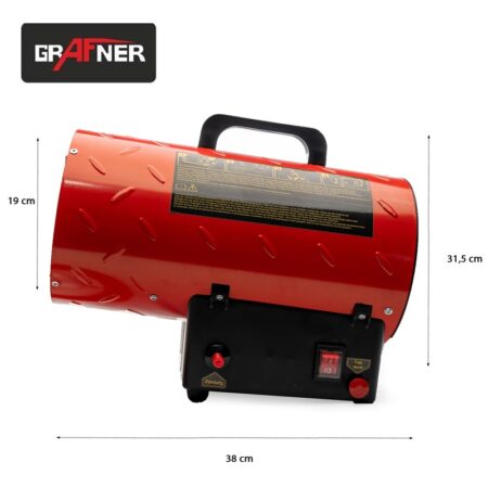 Газов калорифер 15 kW Grafner GH11037 / HEU 11037 / 6