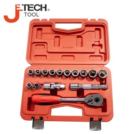 Гедоре комплект тресчотка с вложки 1/2“, 15части / JeTECH Je SK1/2-15SP/ 1