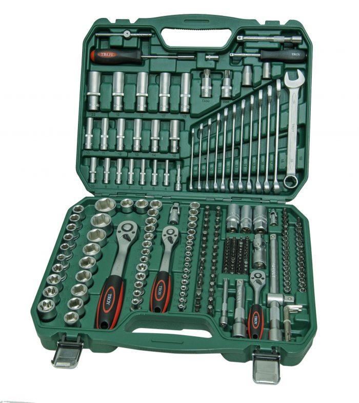 Гедоре Комплект 219 части 1/4“, 3/8“, 1/2“, Troy 26104 4