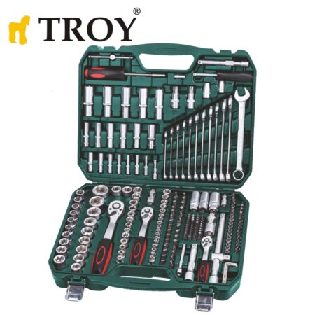 Гедоре Комплект 219 части 1/4“, 3/8“, 1/2“, Troy 26104 1