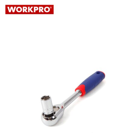 Комплект гедоре тресчотка с вложки 3/8“ 12 части / Workpro W003023 / 3