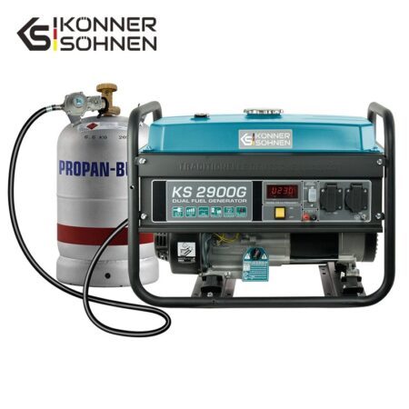 Генератор за ток на газ(LPG)/бензин с AVR, 2500W, 230V / KS 2900G / 1