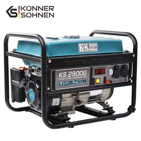 Генератор за ток на газ(LPG)/бензин с AVR, 2500W, 230V / KS 2900G / 2