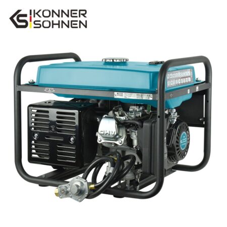 Генератор за ток на газ(LPG)/бензин с AVR, 4000W, 230V / KS 5000E G / 7