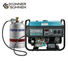 Генератор за ток на газ(LPG)/бензин с AVR, 4000W, 230V / KS 5000E G /