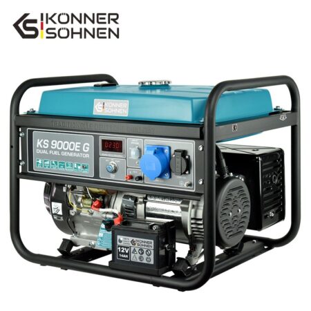 Генератор за ток на газ LPG/бензин с AVR 6000W / KS 9000E G / 4