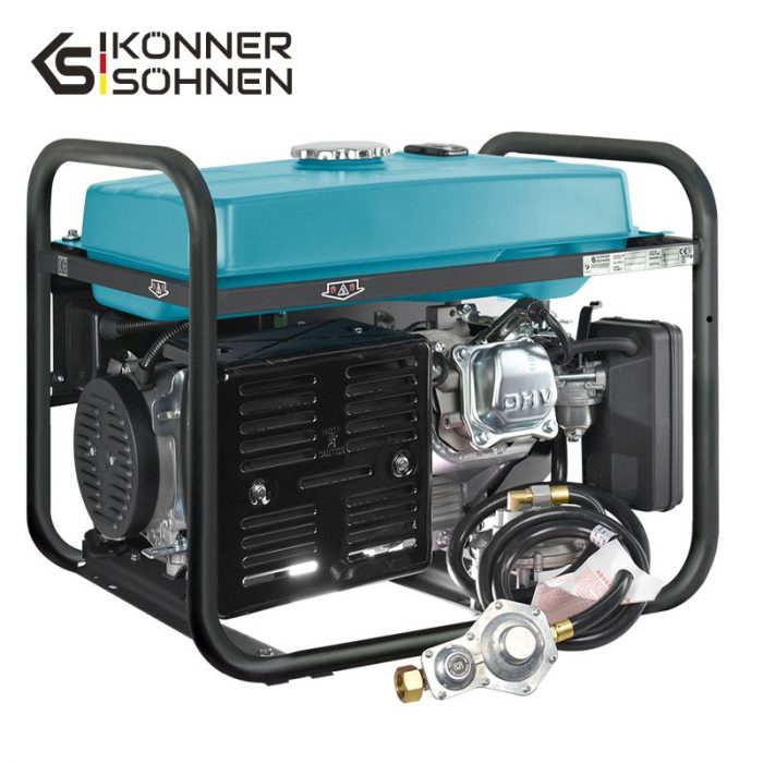 Генератор за ток на газ LPG/бензин с AVR 6000W / KS 9000E G / 5