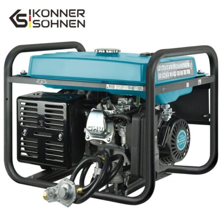 Генератор за ток на газ LPG/бензин с AVR 6000W / KS 9000E G / 7