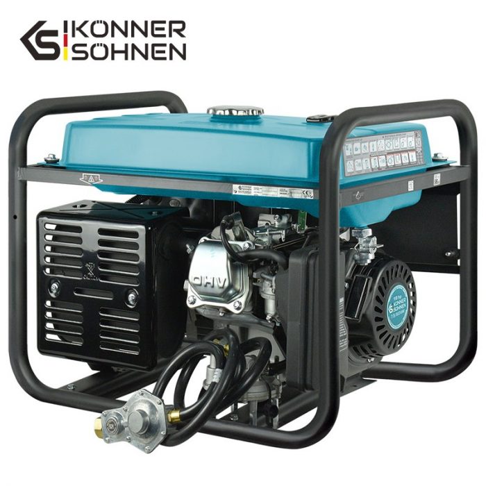Генератор за ток на газ LPG/бензин с AVR 6000W / KS 9000E G / 7