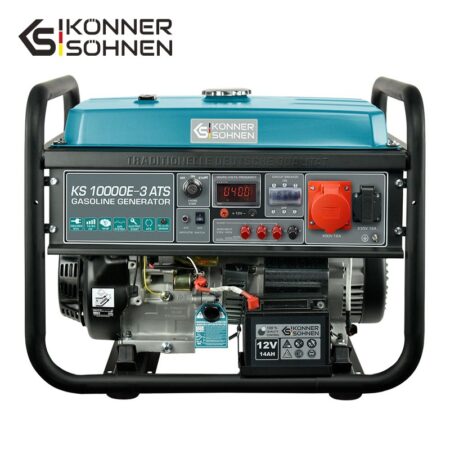 Трифазен/Монофазен Бензинов Генератор за ток с ATS, 8000W / KS 10000E-3 ATS / 3
