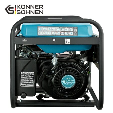 Трифазен/Монофазен Бензинов Генератор за ток с ATS, 8000W / KS 10000E-3 ATS / 7