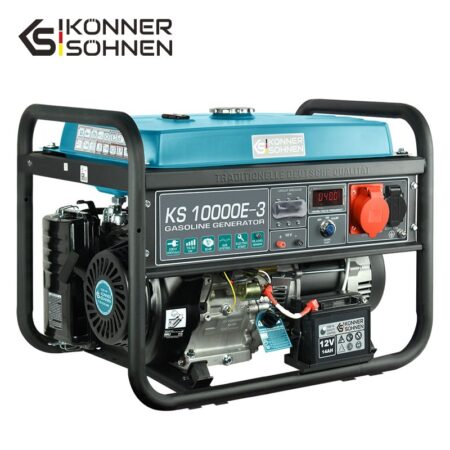 Трифазен Бензинов Генератор за ток с AVR 8000W / KS 10000E-3 / 1